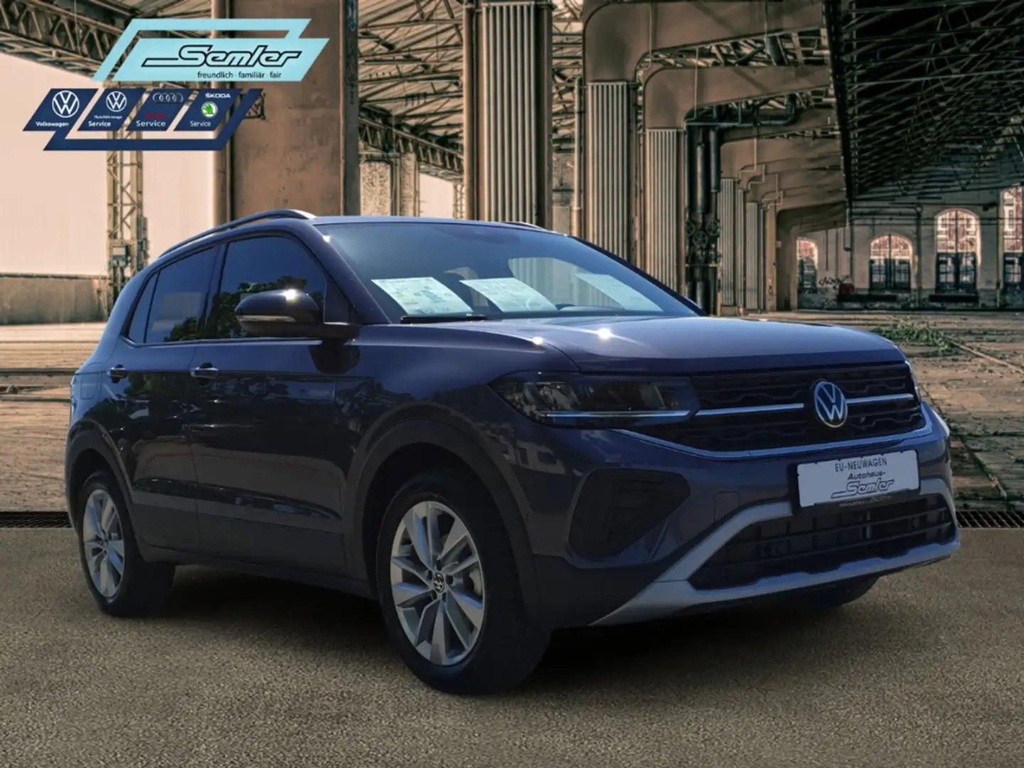 Volkswagen T-Cross Goal Life 1.5l TSI DSG AHK NAVI V-COCK Grau - 2