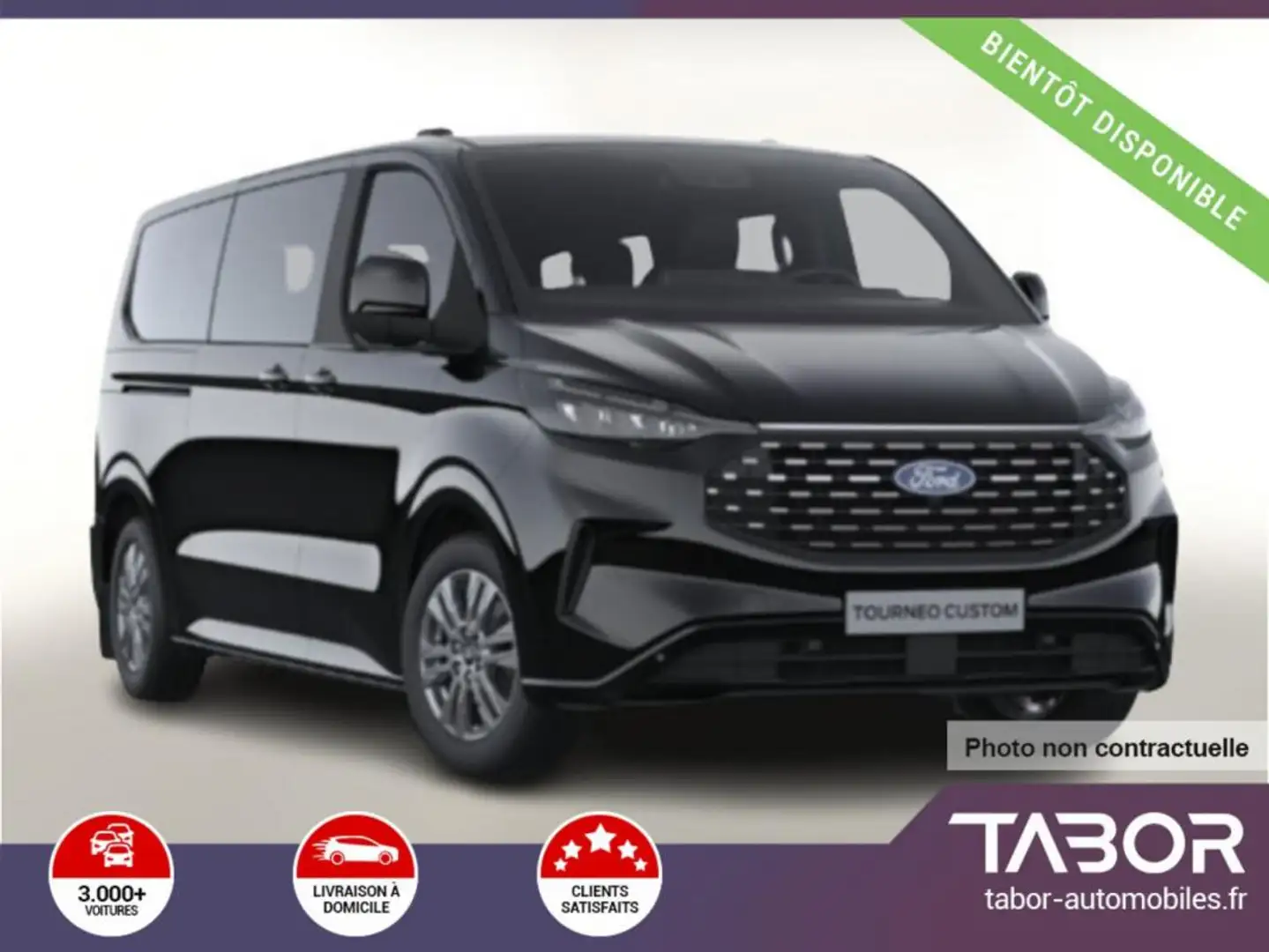 Ford Tourneo Custom 2.0 TDCi 170 Aut Tit 320 L2 Noir - 1