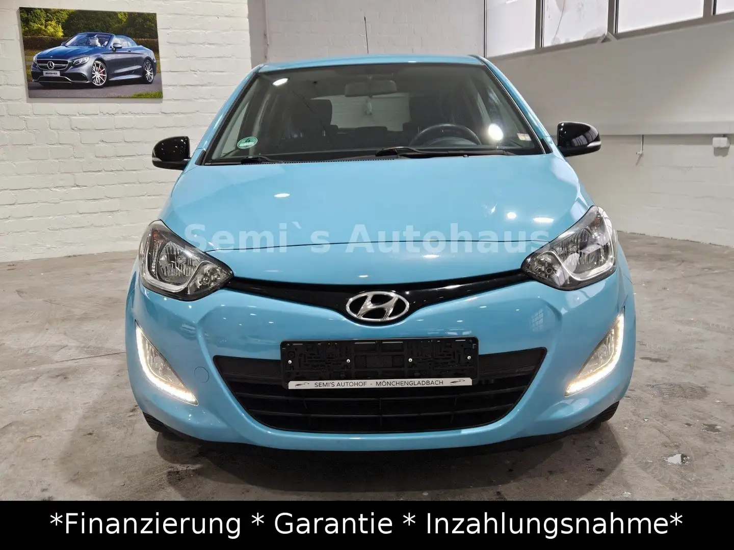 Hyundai i20 Style Blue GO! Klima*Alus*ZV*Top Zustand Albastru - 2