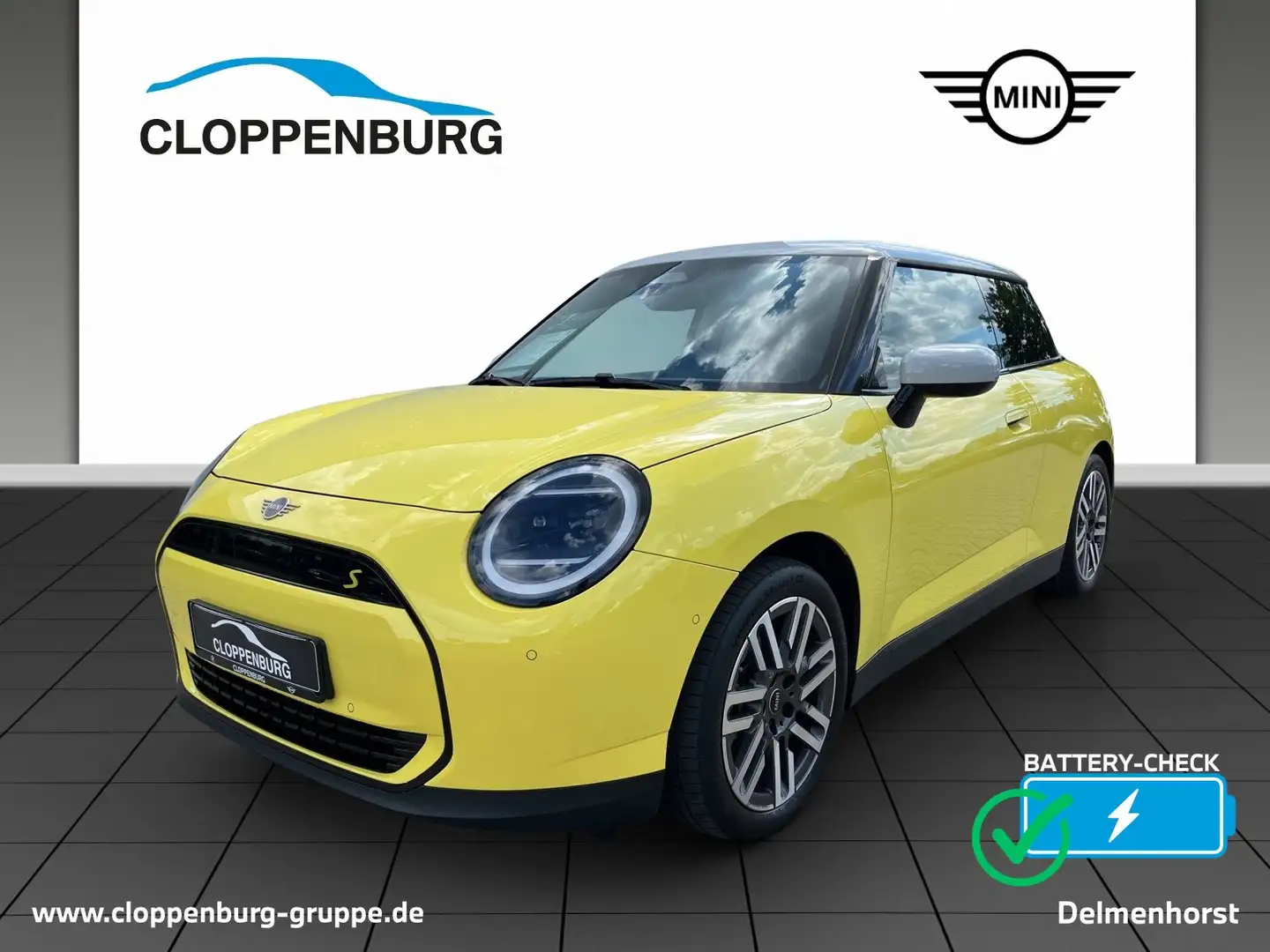 MINI Cooper SE Head-Up+StKlima+Navi+Pano+SHZ+KeyGO Gelb - 1