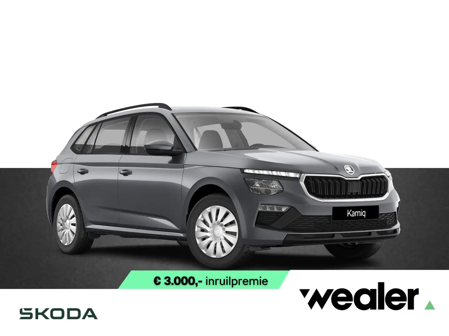 Skoda Kamiq 1.0 TSI Essence 115 PK | Parkeersensoren | Cruise Gris - 1