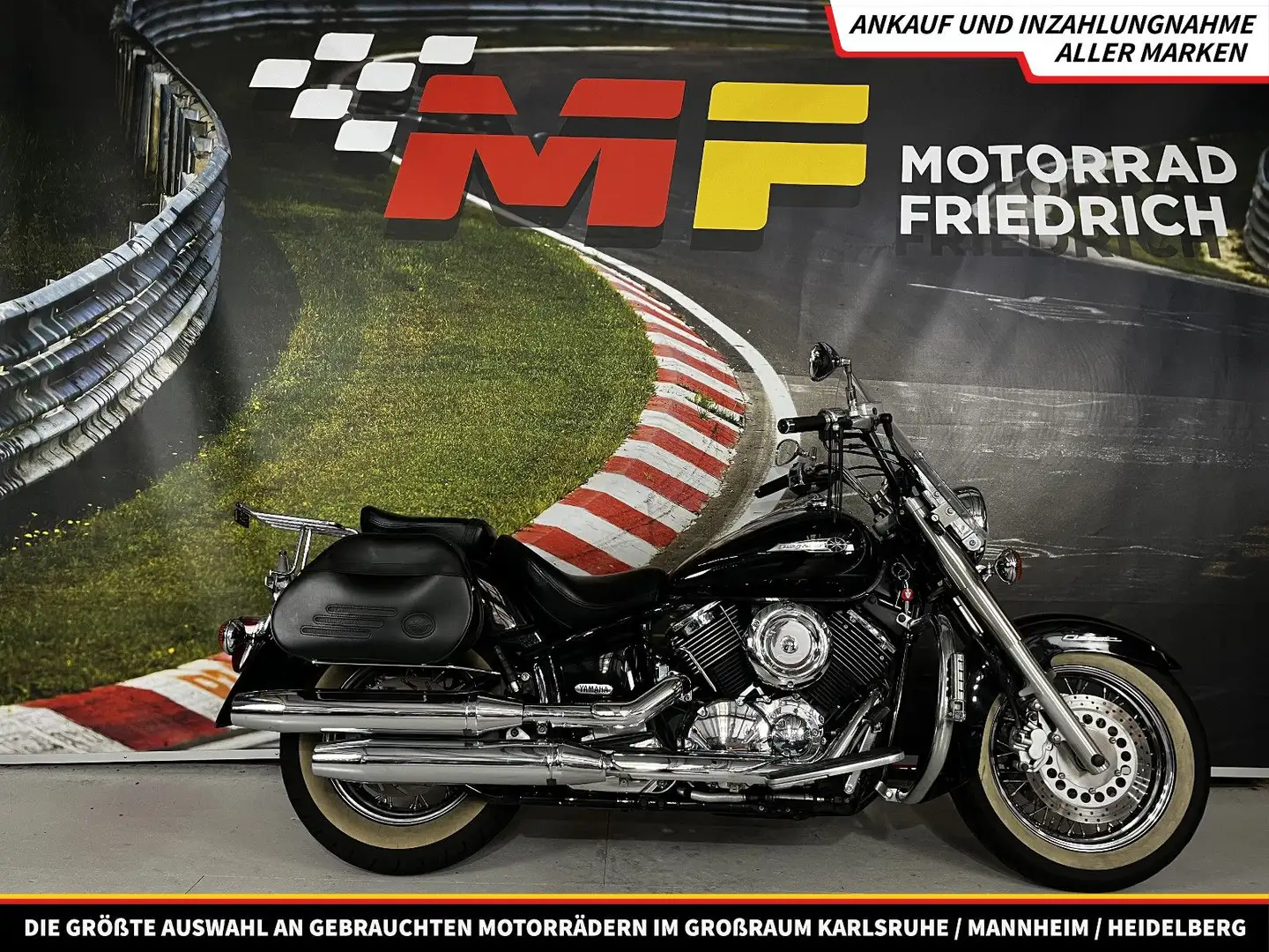 Yamaha XVS 1100 DragStar Classic [1. Hand, Scheckheft] Noir - 1