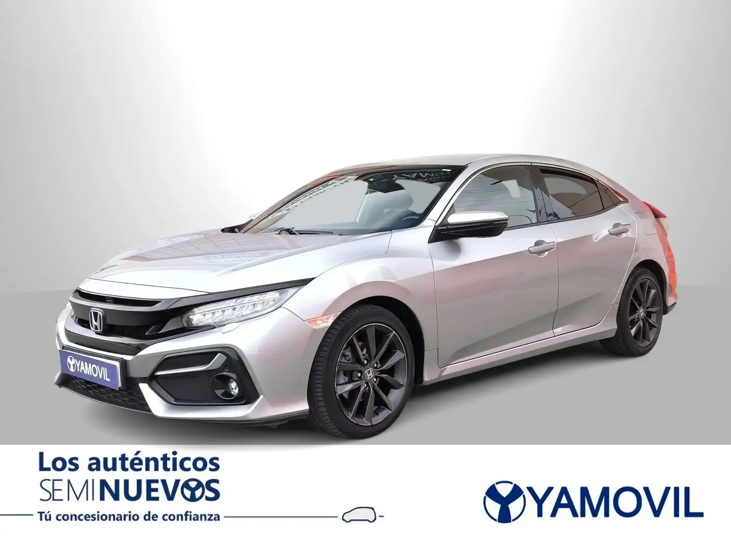 Honda Civic 1.0 VTEC Turbo Elegance Navi CVT Gris - 1