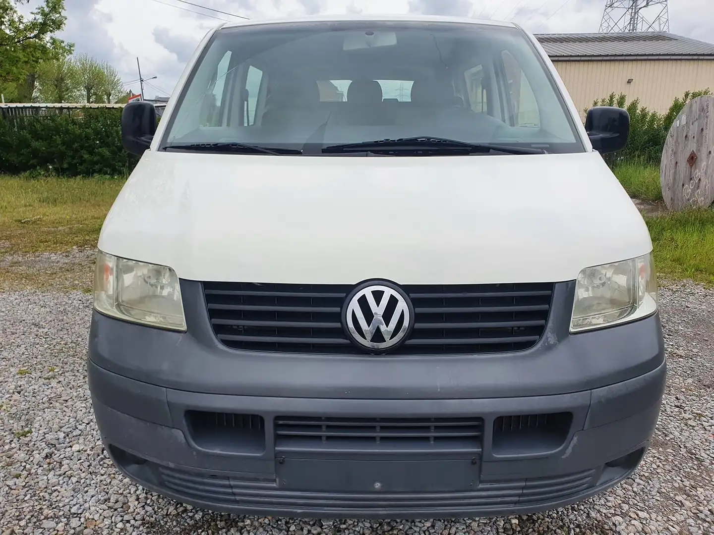 Volkswagen T5 T5 1.9tdi double cabine UTILITAIRE 5places carnet. Weiß - 2