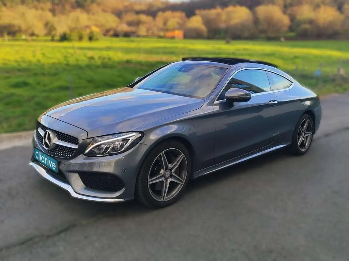 Mercedes-Benz C 250 Coupé d AMG Line Gris - 2