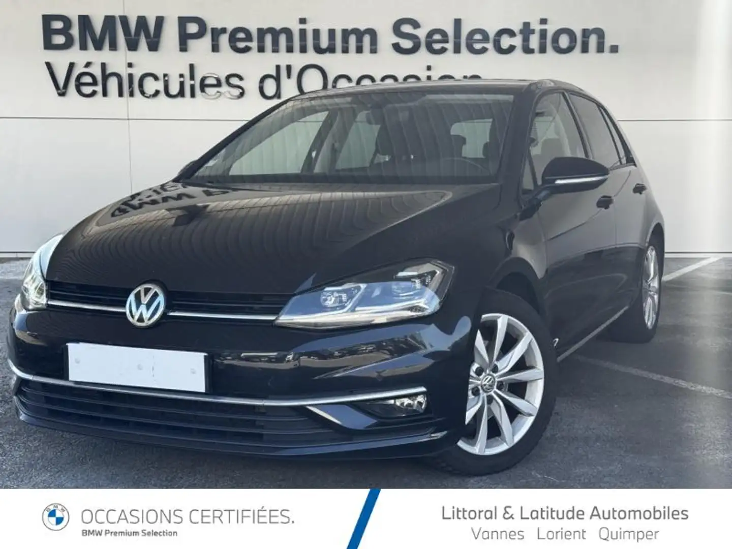 Volkswagen Golf 1.5 TSI EVO 150ch BlueMotion Technology Carat 5p Noir - 1