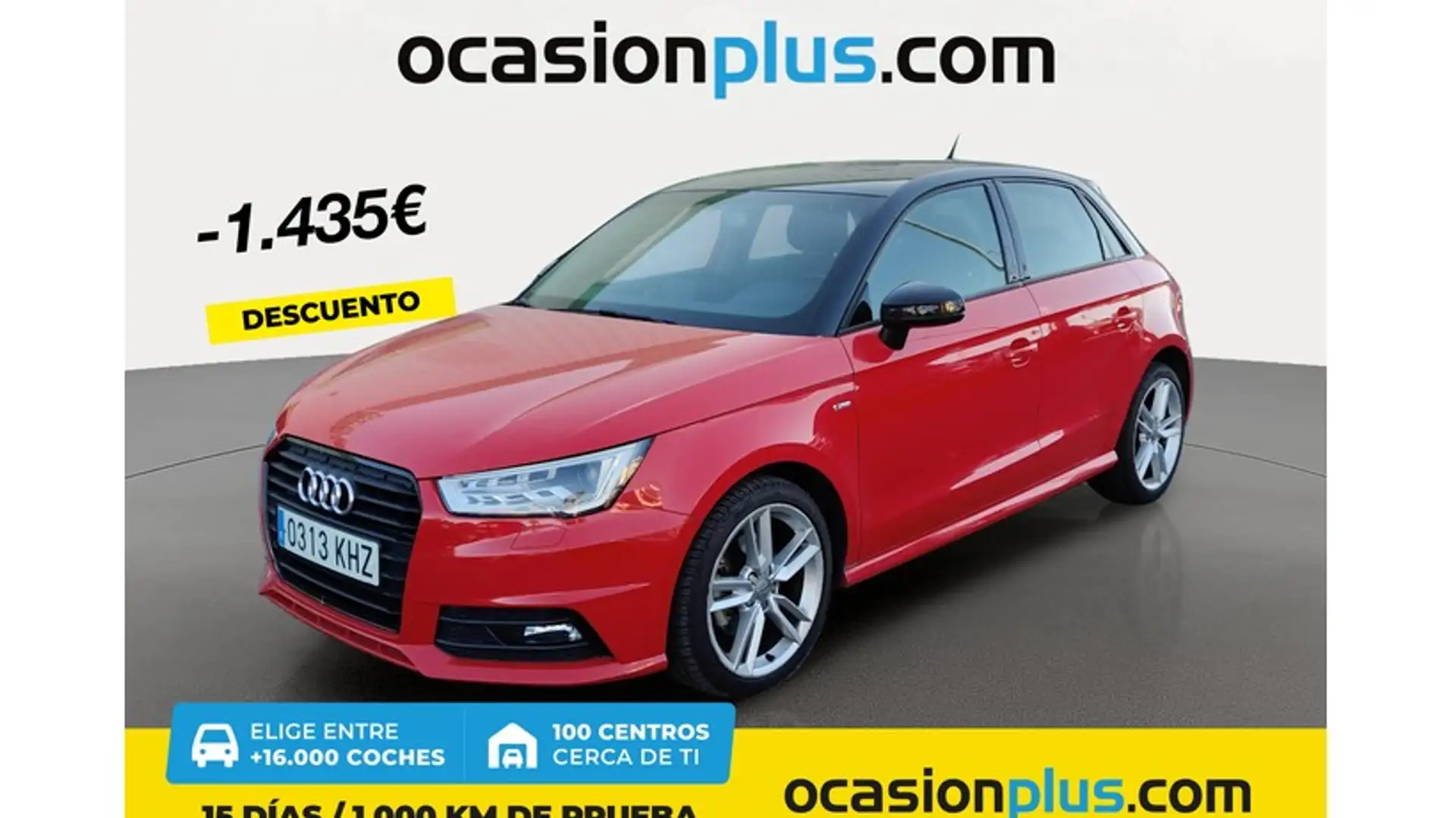 Audi A1 Sportback 1.6TDI Adrenalin Rojo - 1
