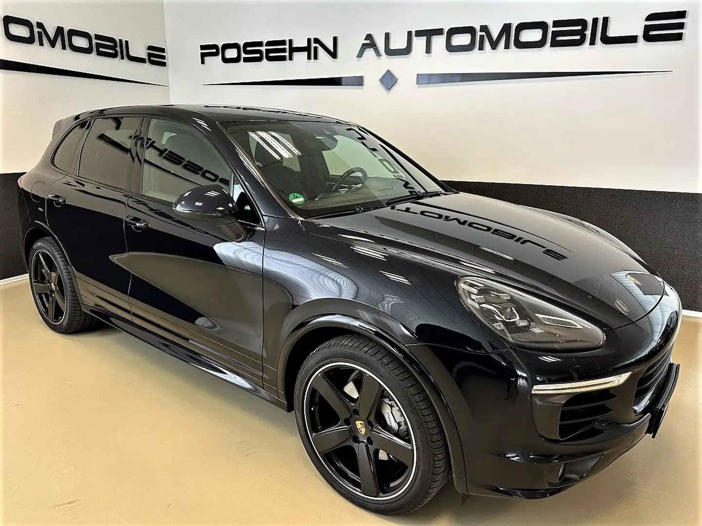 Porsche Cayenne S Diesel LED Bose 21-Alu Sport-Design Bleu - 1