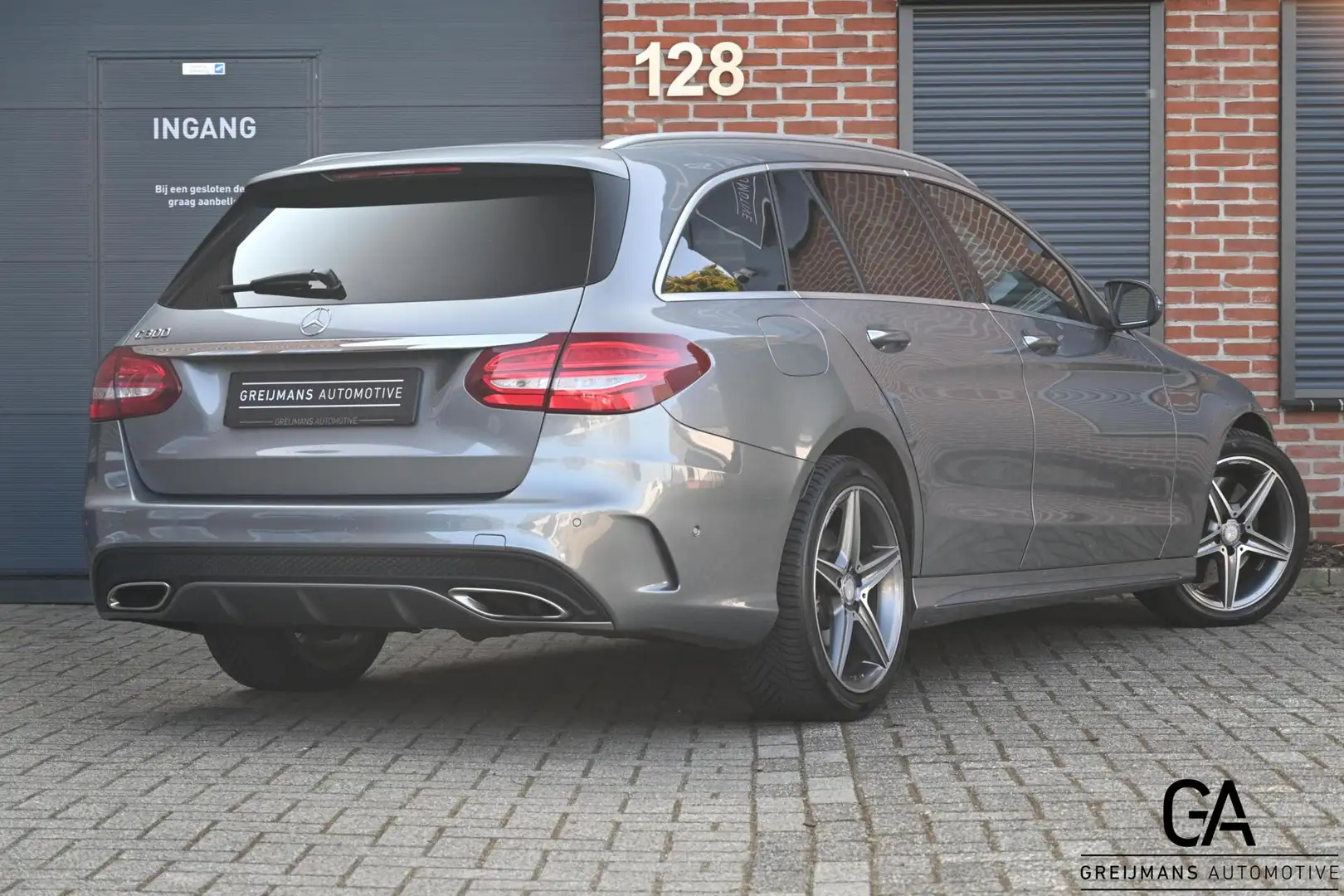 Mercedes-Benz C 300 Estate |AMG|BURMEISTER|NAVI|STOELVERWARMING Gris - 2
