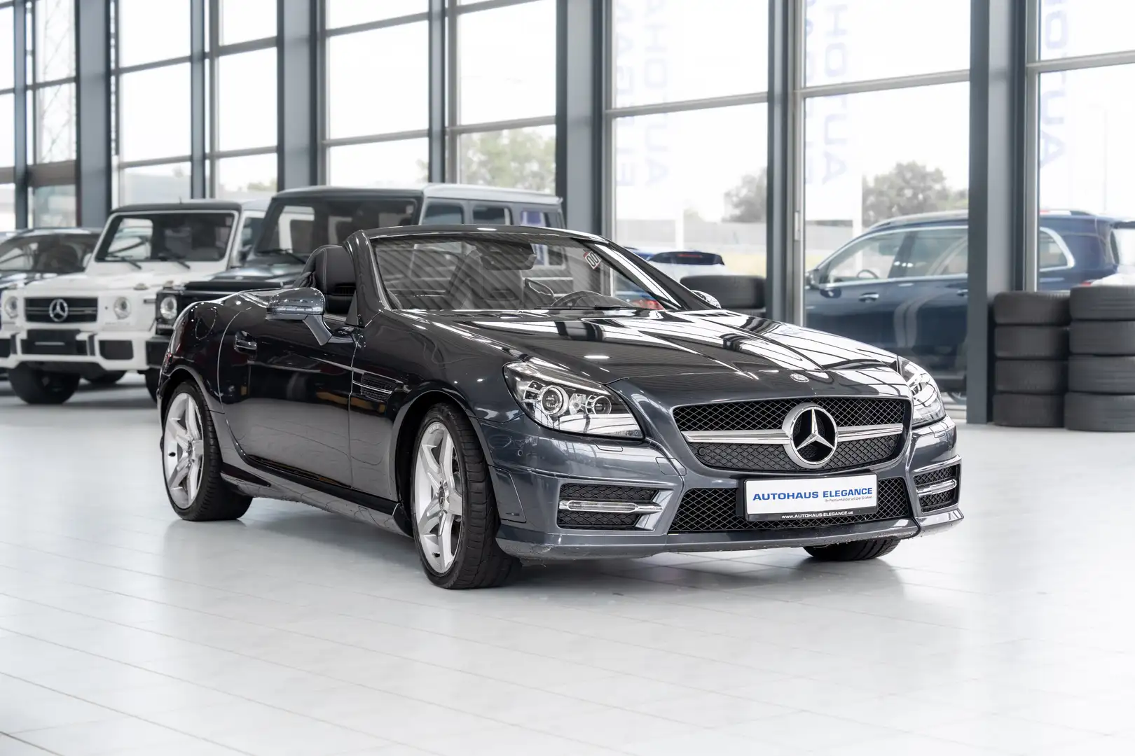 Mercedes-Benz SLK 350 Roadster BlueEfficiency*AMG-LINE*NECKPRO Grigio - 2
