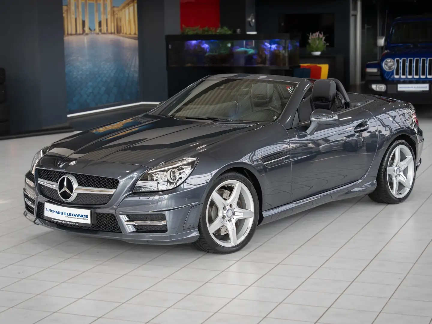 Mercedes-Benz SLK 350 Roadster BlueEfficiency*AMG-LINE*NECKPRO Gri - 1