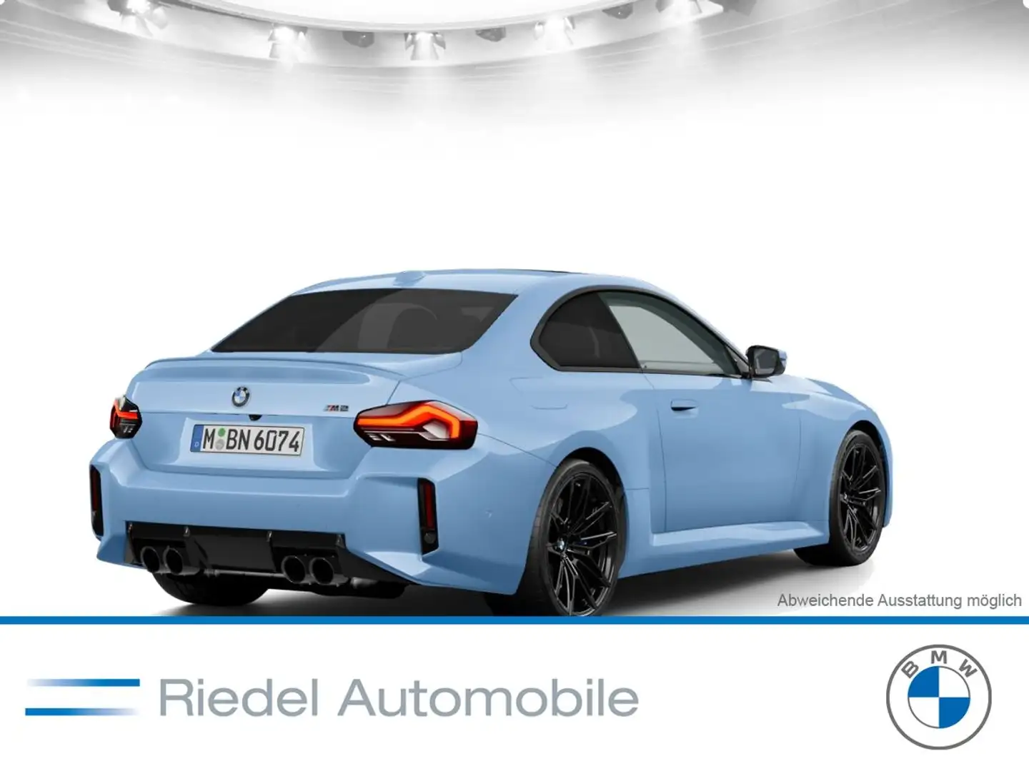 BMW M2 Coupe adapLED*Glasdach*HIFI*Leder*LCPro*HiFi* Blau - 2