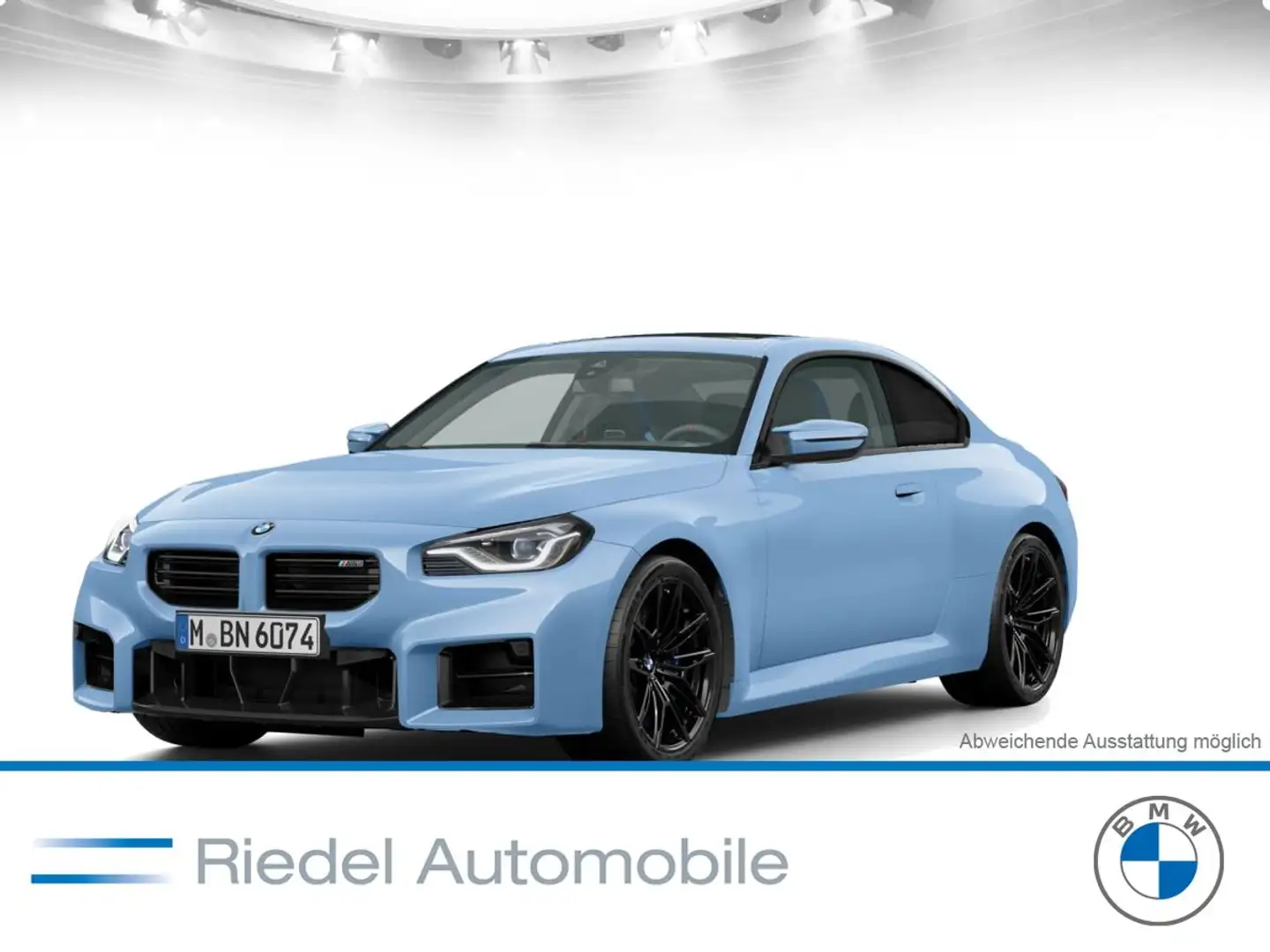 BMW M2 Coupe adapLED*Glasdach*HIFI*Leder*LCPro*HiFi* Blau - 1