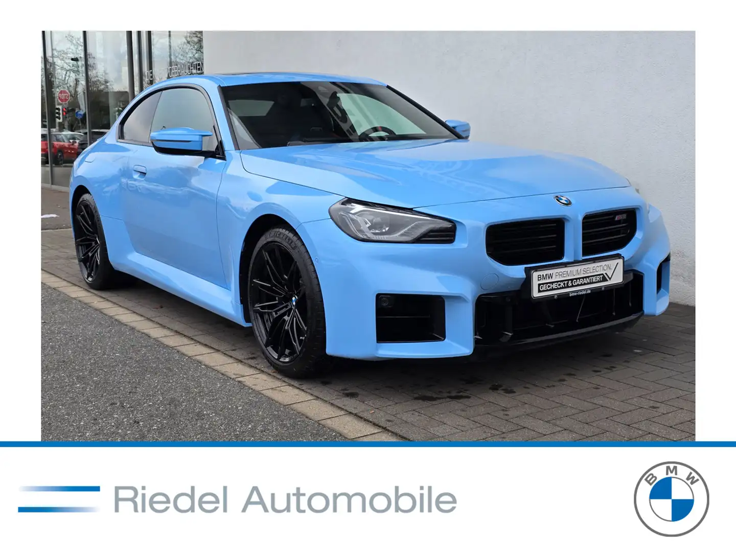 BMW M2 Coupe adapLED*Glasdach*HIFI*Leder*LCPro*HiFi* Blau - 1