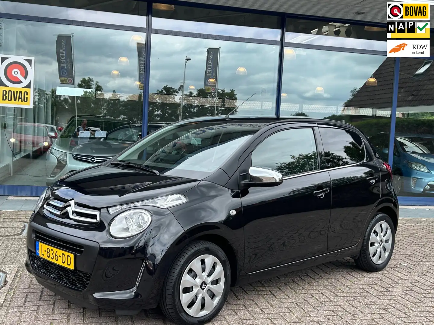 Citroen C1 1.0 VTi Feel 5Drs 46D-KM! Airco DAB Audio Bluetoot Noir - 1