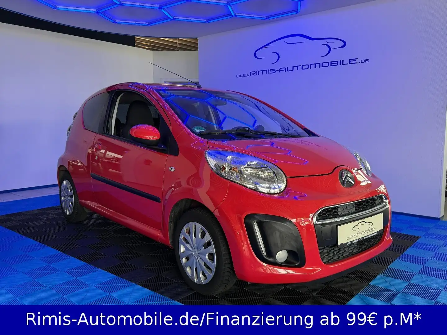 Citroen C1 Klimaanlage Bluetooth E-Fenster Rouge - 1