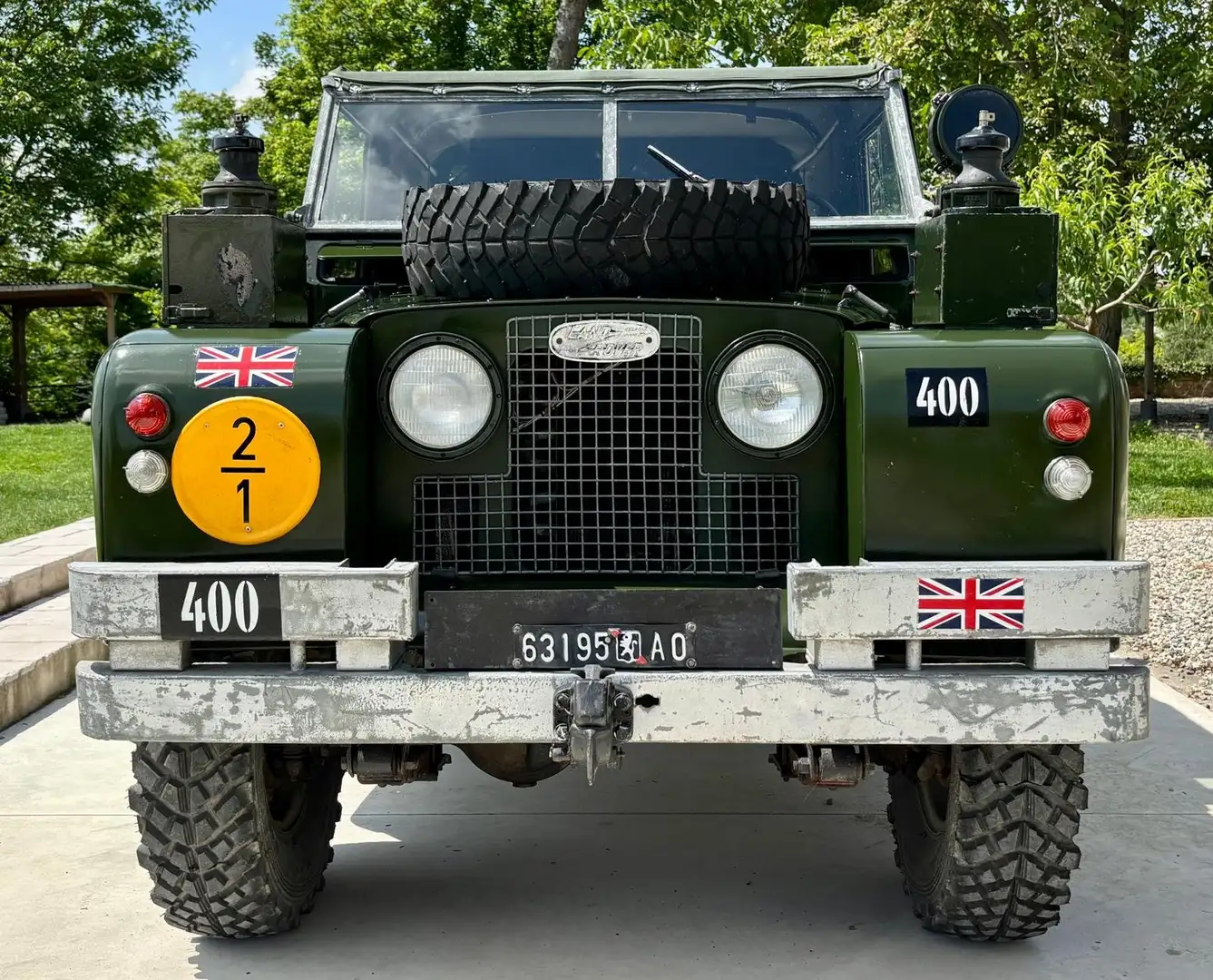 Land Rover Series IIA - 88 - 2.25 Benzin Groen - 2