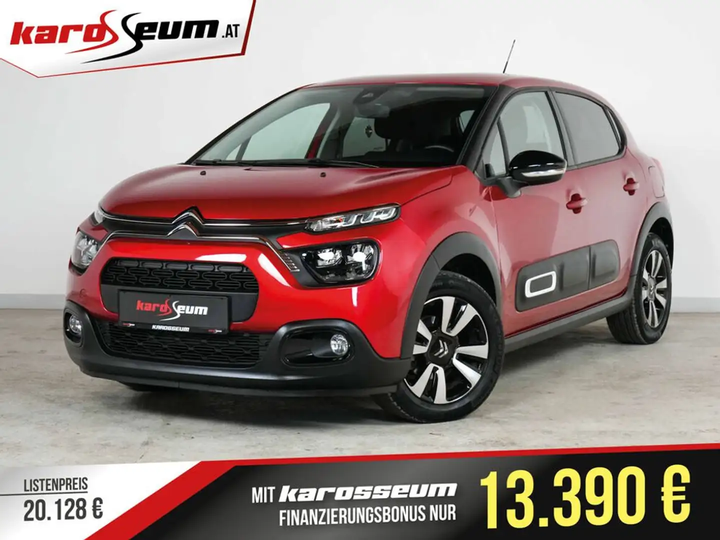 Citroen C3 PureTech Max *TEMPO*LED*SPUR*VKZ*BREMS-ASS* Rot - 1