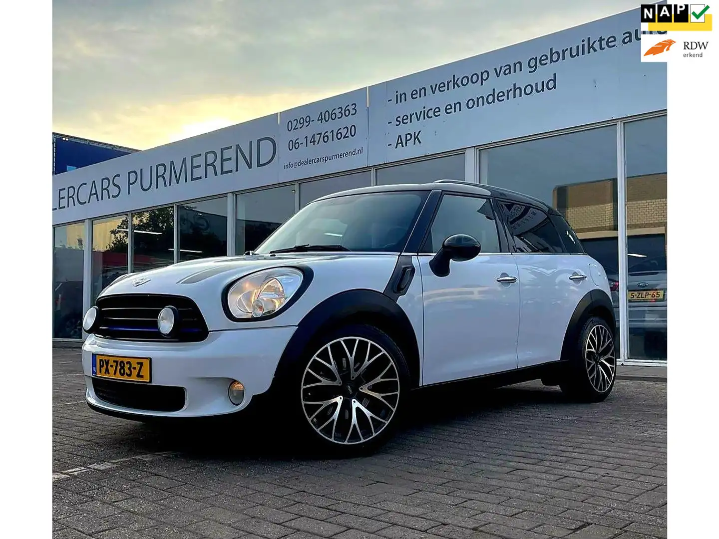 MINI Cooper Countryman Mini 1.6 Chili Weiß - 1