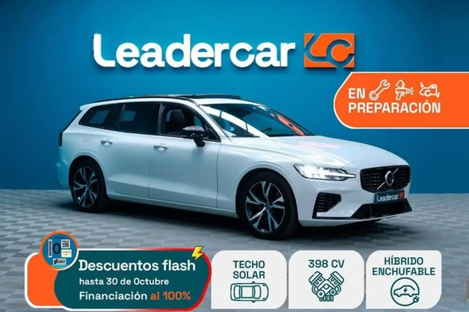 Volvo V60 2.0 T8 AWD Recharge R-Design Auto Blanco - 1