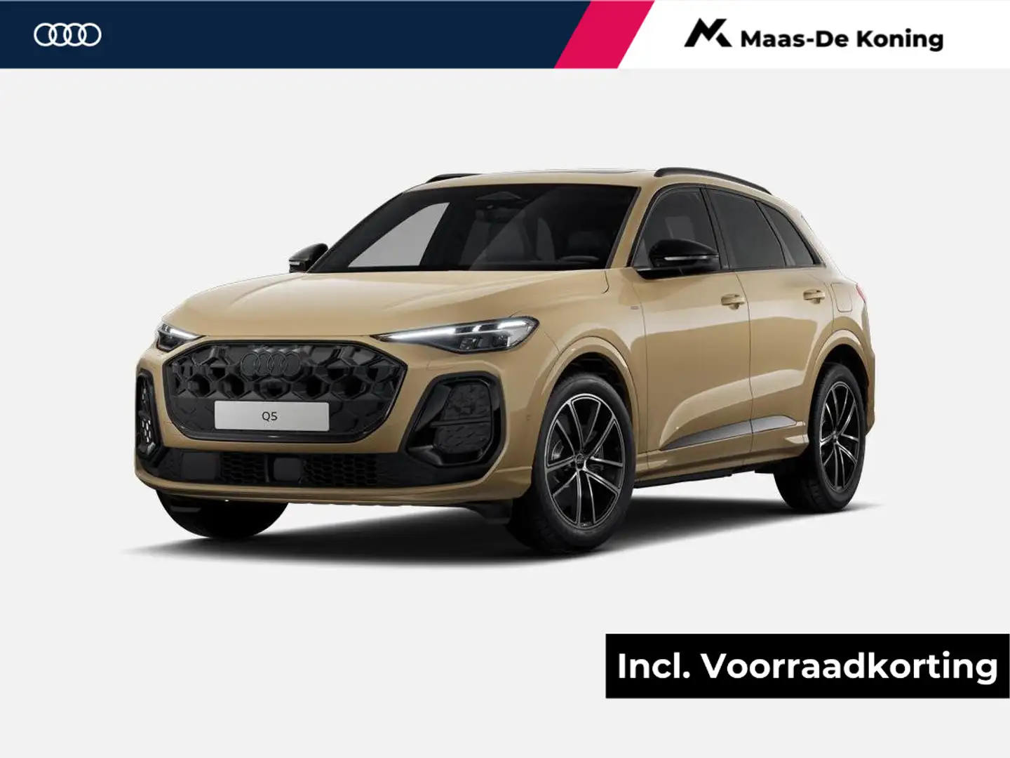 Audi Q5 2.0 TFSI e-hybrid quattro S edition 299 PK · Adapt Goud - 1