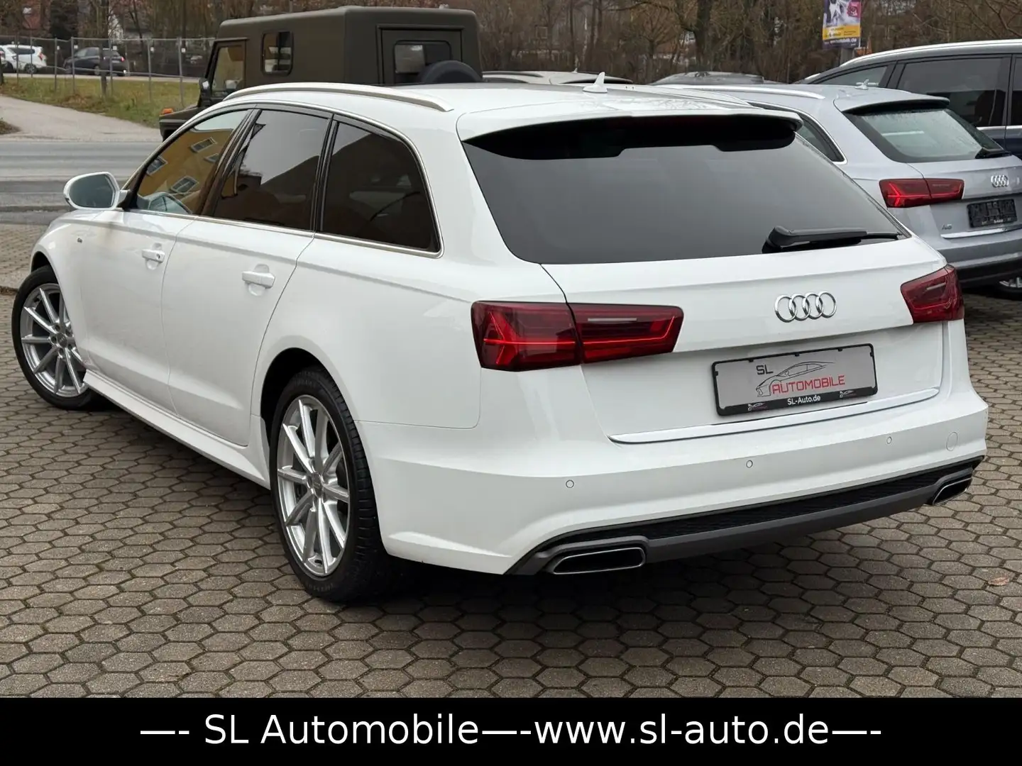 Audi A6 Avant 2.0 TDI Aut. S-Line Leder Navi LED Pano Weiß - 2