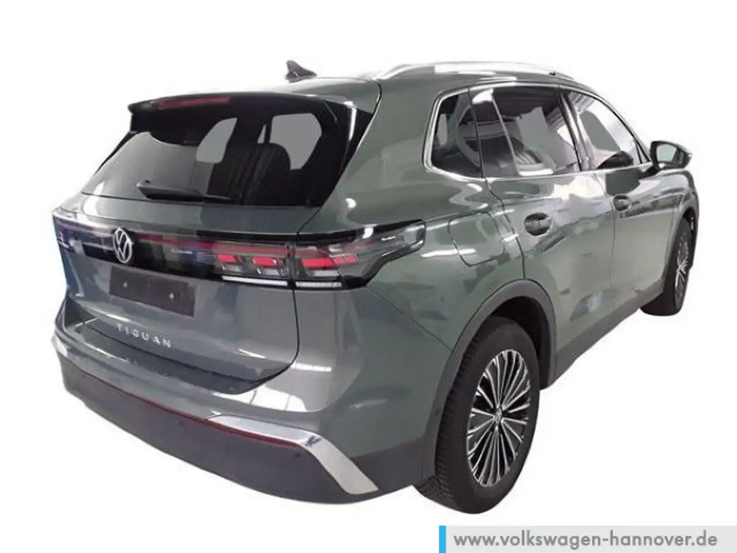 Volkswagen Tiguan 2.0 TDI DSG Elegance Navi AHK LED ACC Dig Grün - 2