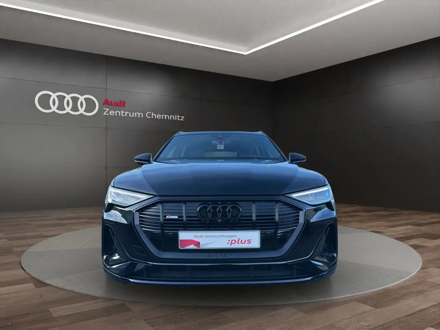 Audi e-tron 55 quattro S LINE BLACK ED.+AIR+B&O+PANO Schwarz - 2