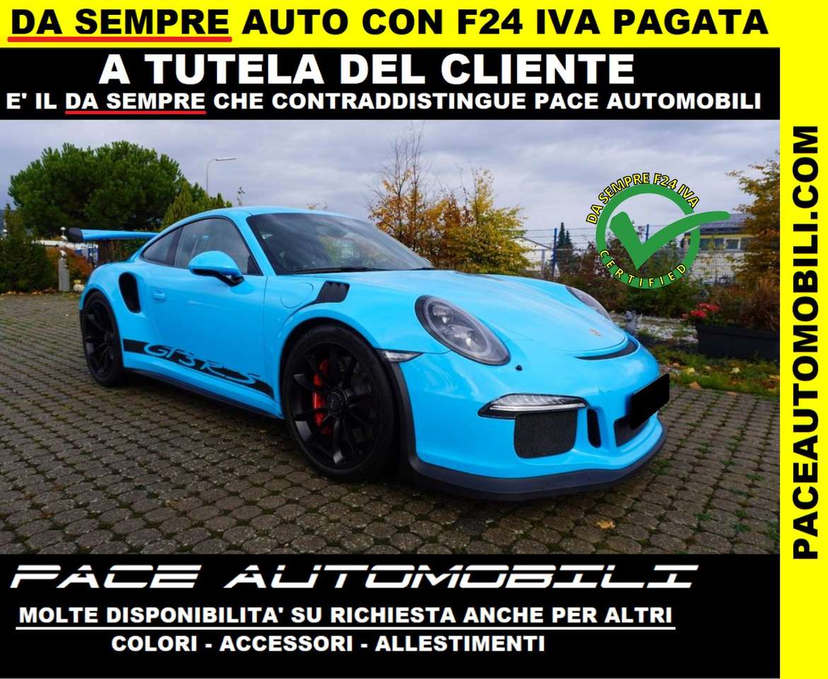 Porsche 991 911 GT3 RS LIFT CLUBSPORT NAVI PDC PIT SPEED PASM