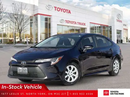 Black 2026 Toyota Corolla Sedan Front-Wheel Drive Automatic