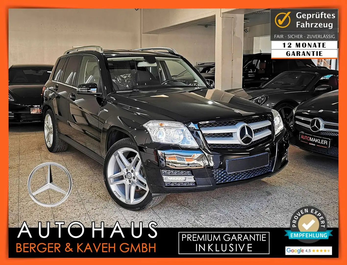 Mercedes-Benz GLK 220 4Matic AHK +XENON +[12MON GARANTIE] Negro - 1