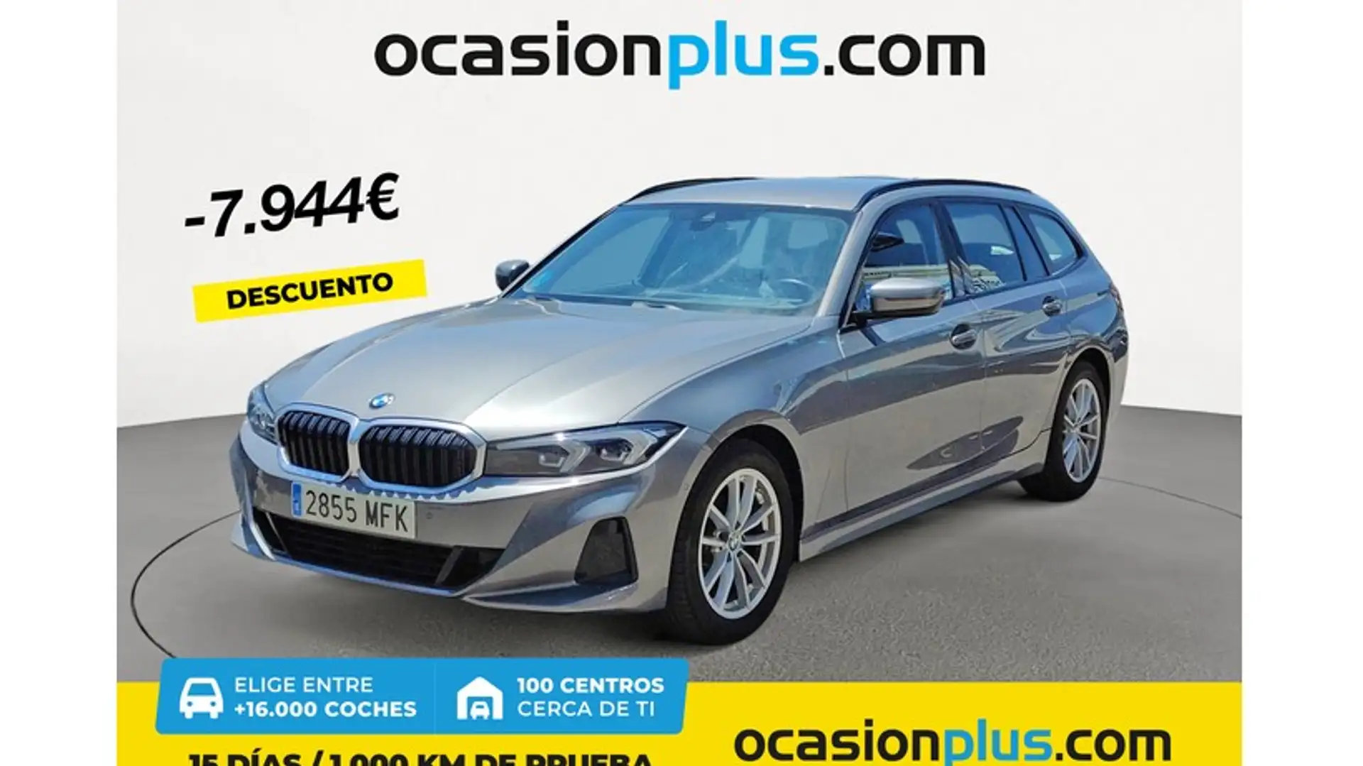 BMW 318 318dA Touring Gris - 1