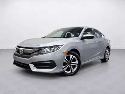 Silver 2018 Honda Civic Sedan Front-Wheel Drive Automatic