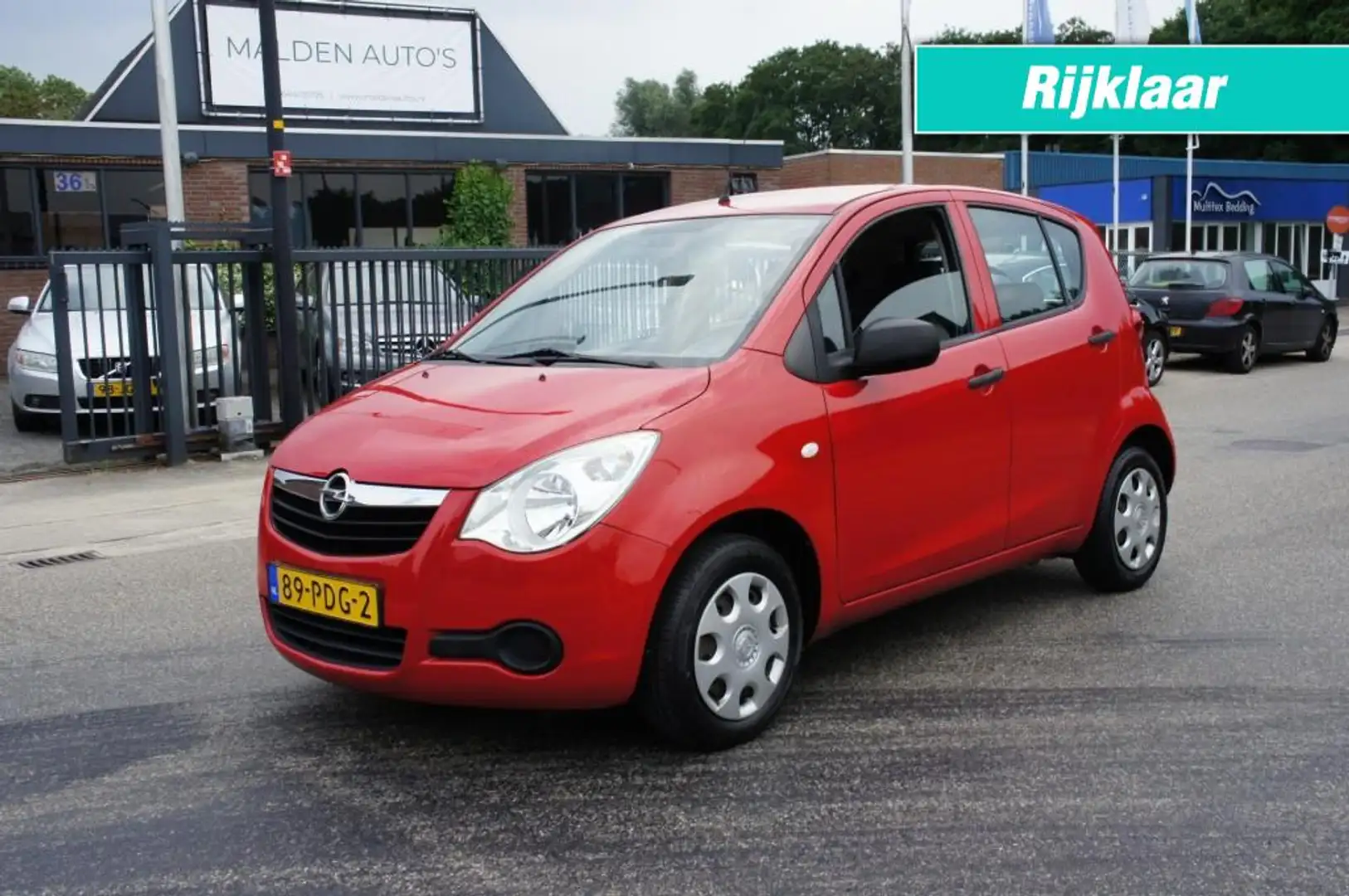 Opel Agila 1.0 SELECTION TREKHAAK KEURIGE STAAT NIEUWE APK Rood - 1