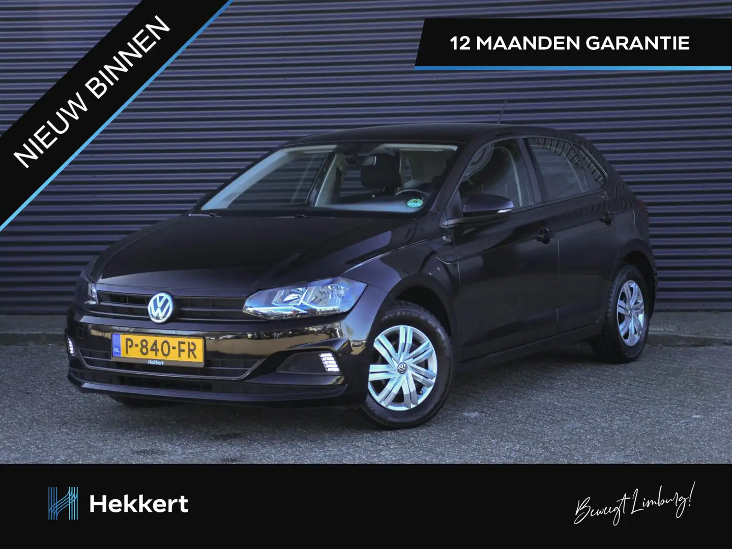 Volkswagen Polo Comfortline 1.0 MPI 80pk DAB | APPLE CARPLAY | PDC Zwart - 1