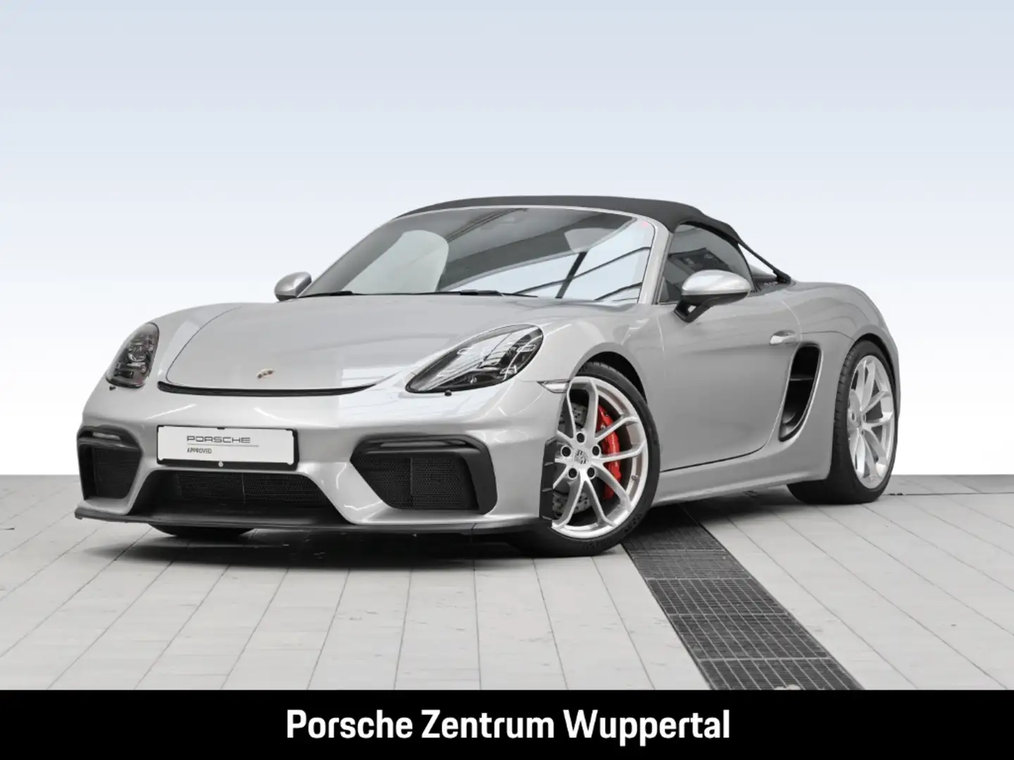 Porsche 718 Spyder Sportabgasanlage BOSE Erstbesitz Argent - 1