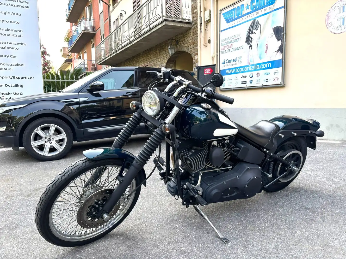 Harley-Davidson Night Train 1450 NIGHT TRAIN SOFTAIL FXSTB CARBURATORE Verde - 1