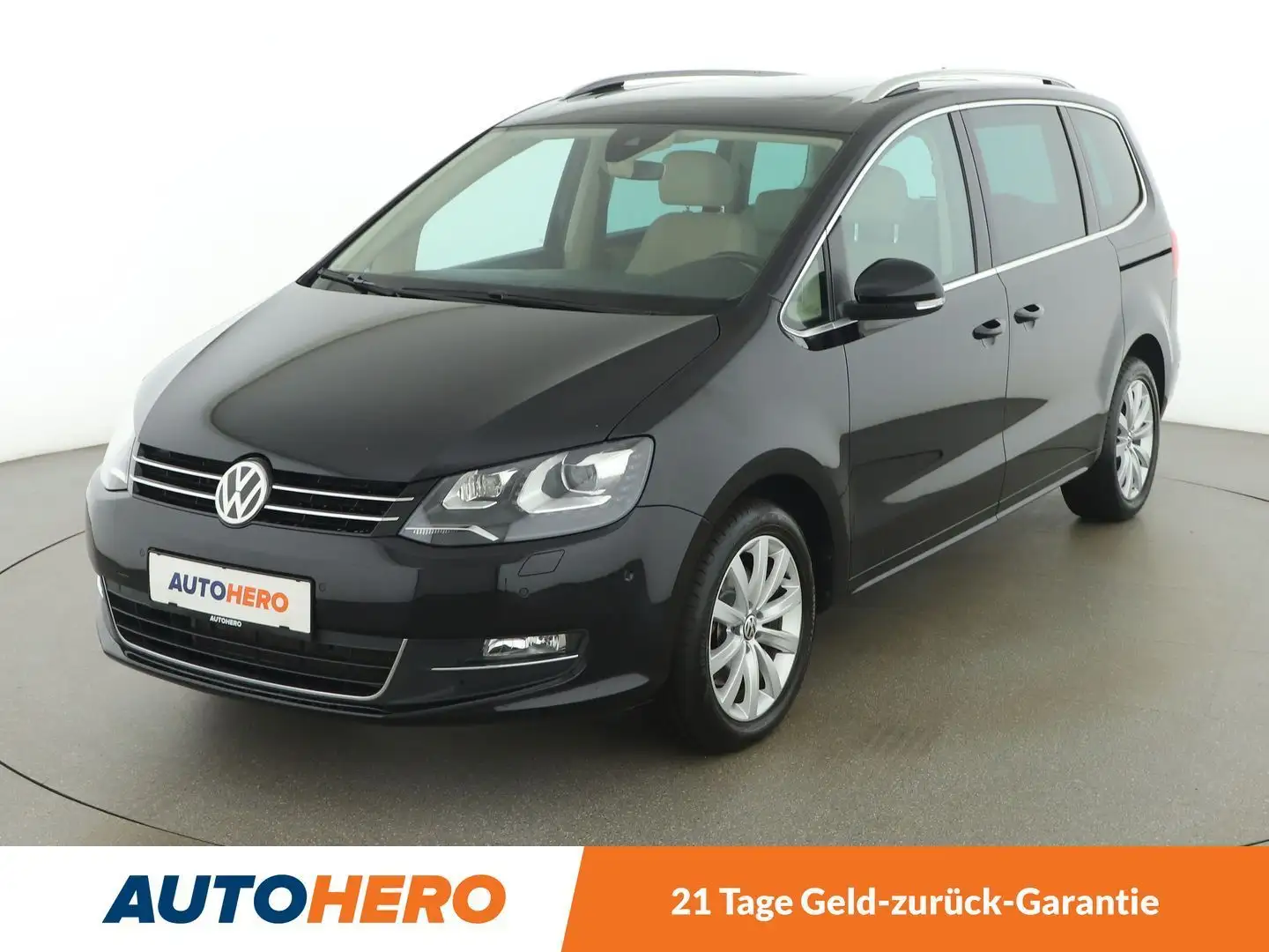 Volkswagen Sharan 2.0 TDI Highline BM Aut. *ACC*SPUR*PANO*STANDHZ* Noir - 1