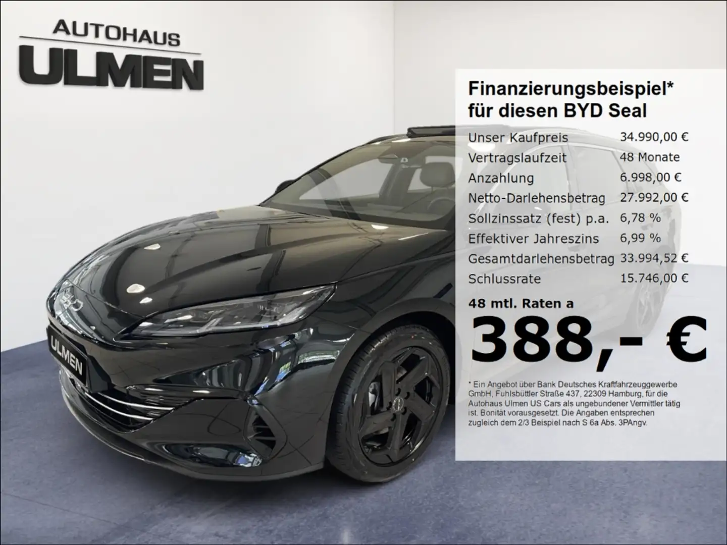 BYD Seal 6 DM-i 156KW Touring Comfort Lite 212PS Pano 360°C Fekete - 1