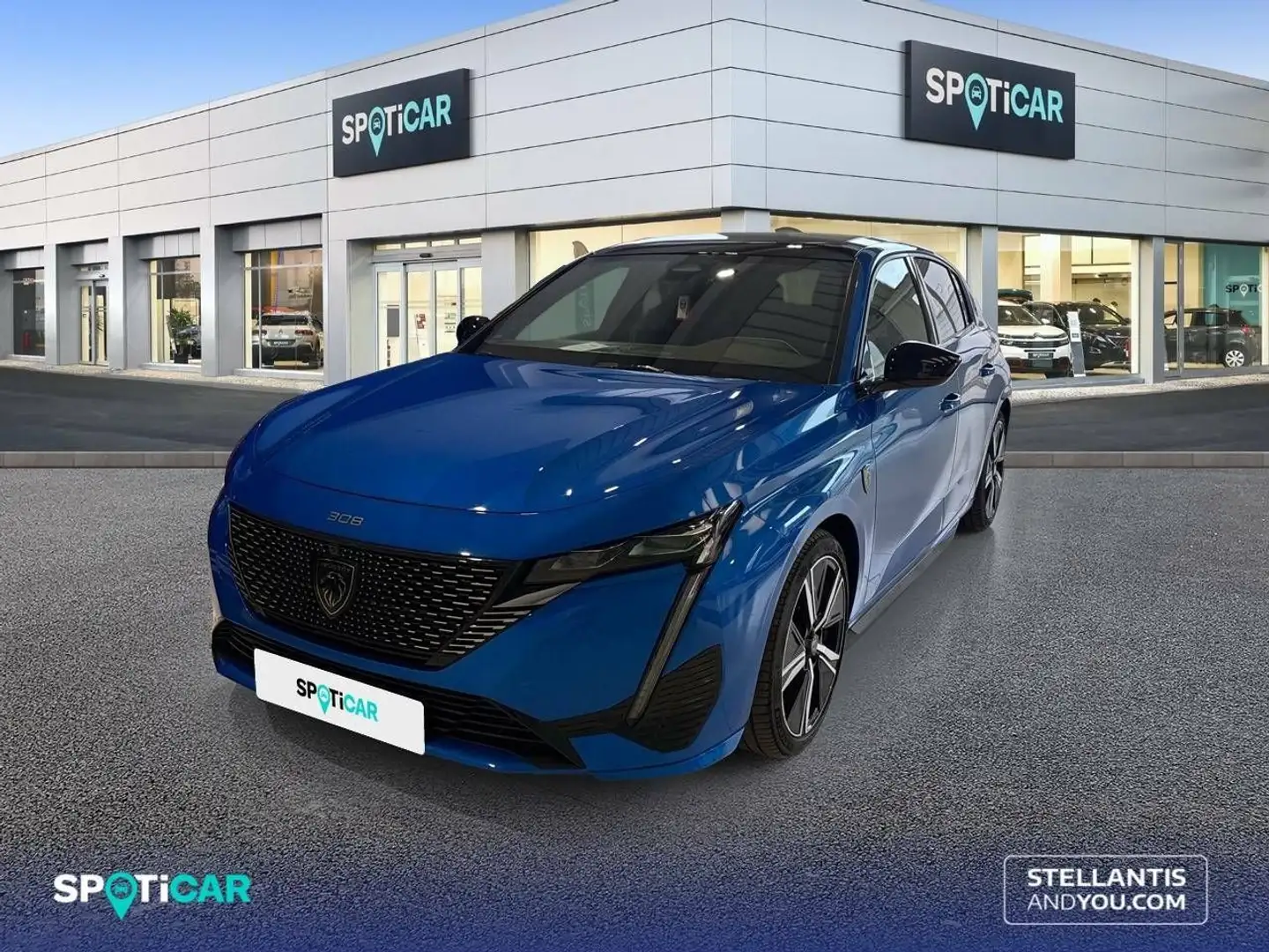 Peugeot 308 5P  Hybrid 225 eEAT8 GT Azul - 1