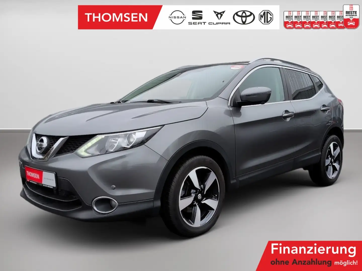 Nissan Qashqai 1.2 DIG-T N-Connecta AUT AUT Navi Pano Grau - 1