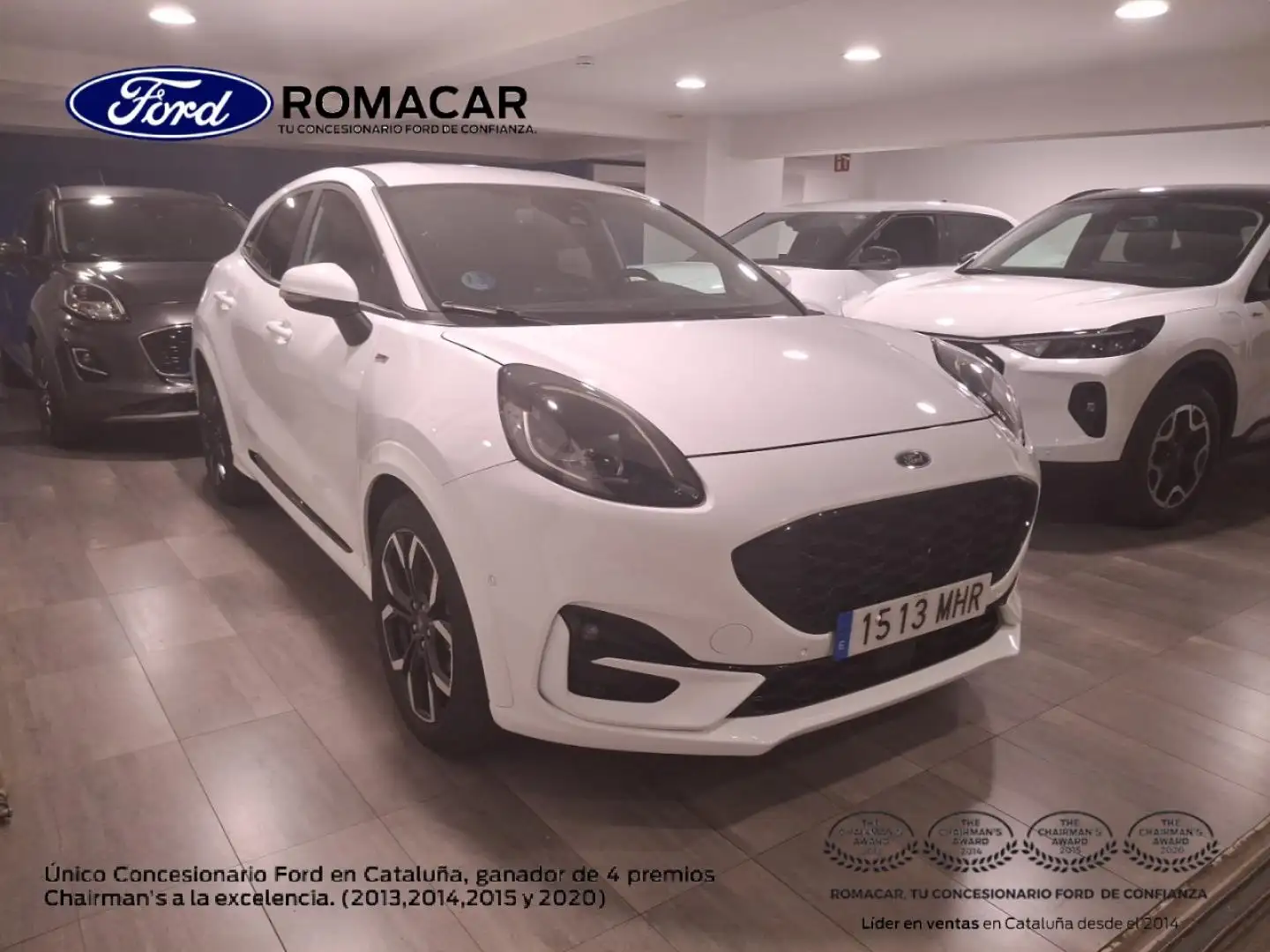 Ford Puma 1.0 EcoBoost MHEV ST-Line X Aut. 125 Blanco - 1