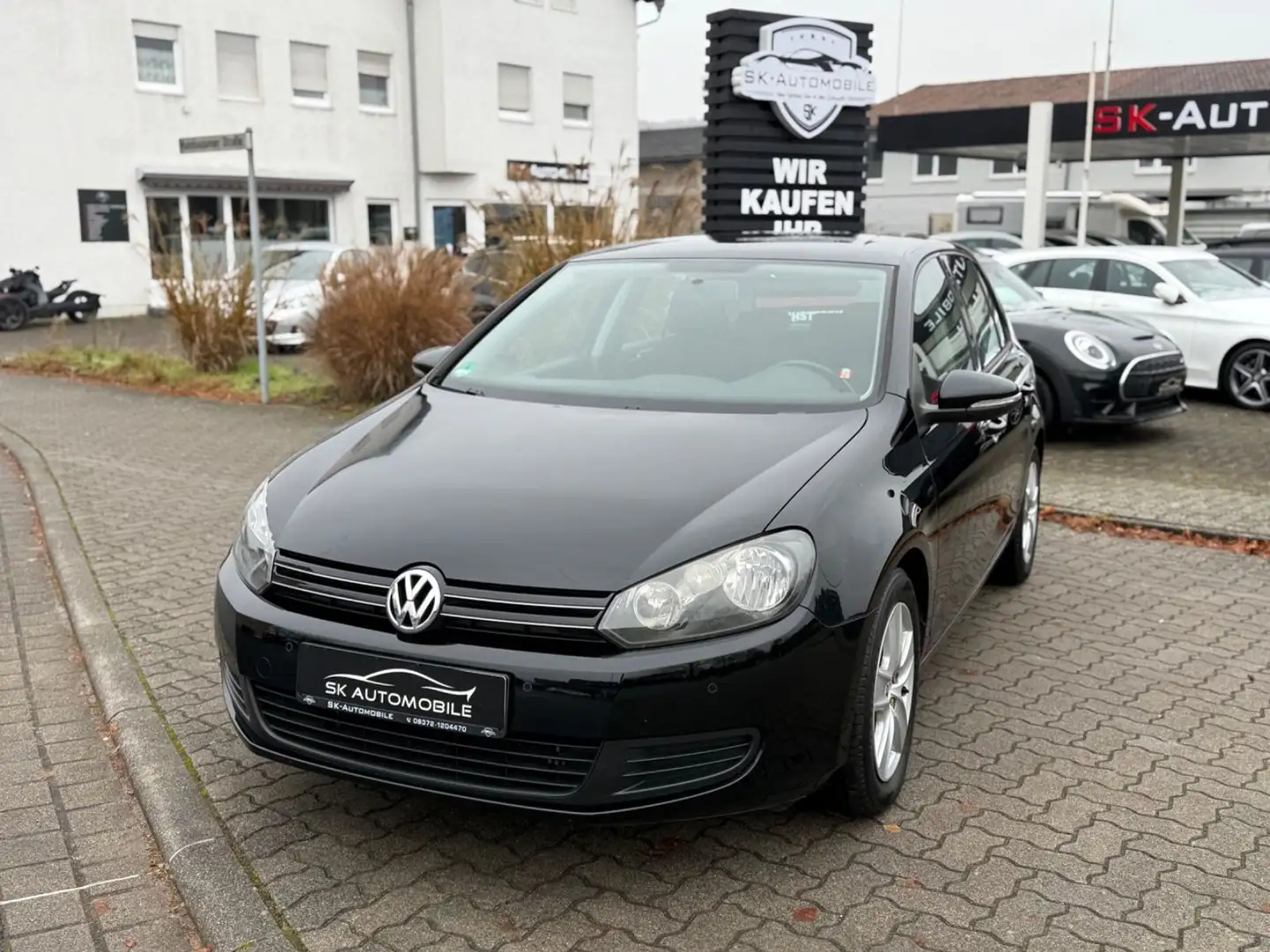 Volkswagen Golf VI Comfortline 1.HAND-KLIMA-PDC-TÜV 04-2026 Negro - 2