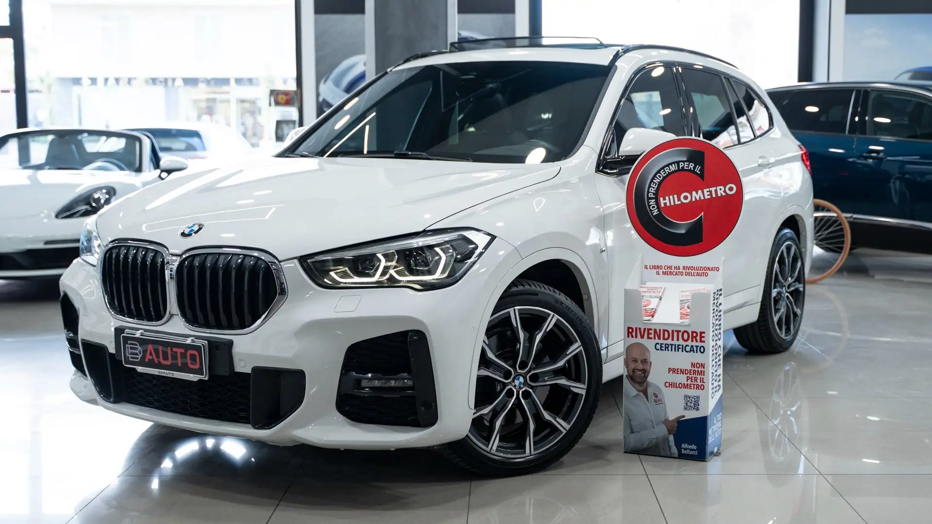 BMW X1 XDRIVE 20D M SPORT AUTO 19" TETTO PACK LUCI XENO P Blanco - 1