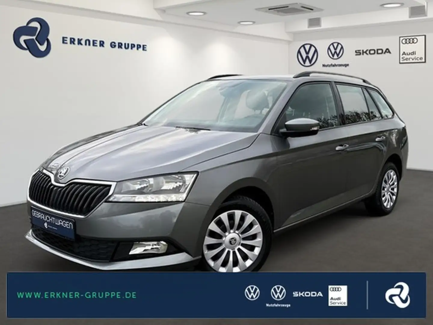 Skoda Fabia Combi 1.0TSI Active KLIMA+DAB-RADIO+BT+++ Gris - 1