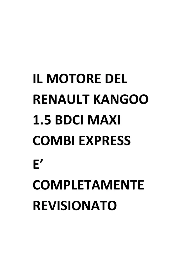 Renault Kangoo Kangoo 1.5 Bluedci Maxi Combi Express 115CV Bianco - 1