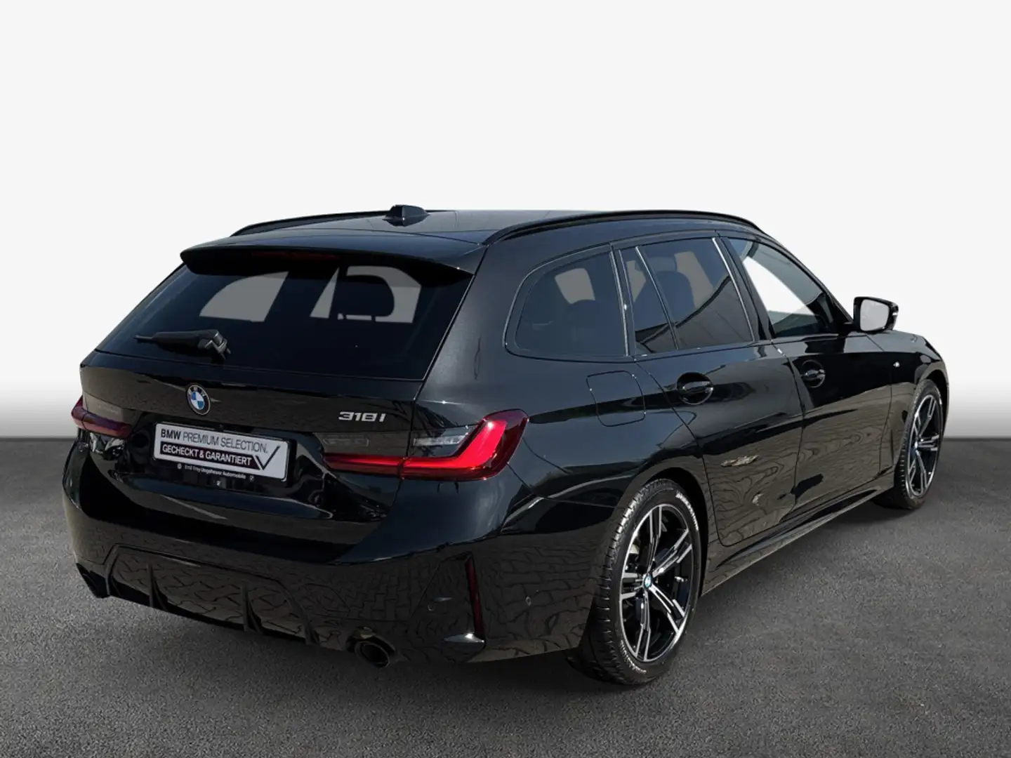 BMW 318 i Touring Aut. *Sportpaket*LED*SHZ*ParkingAssis Schwarz - 2