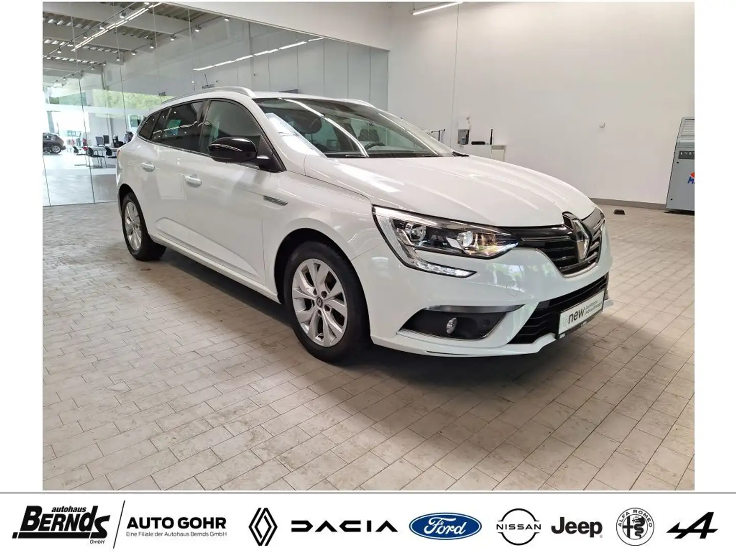 Renault Megane Grandtour TCe 160 GPF Deluxe-Paket LIMITED Blanc - 2