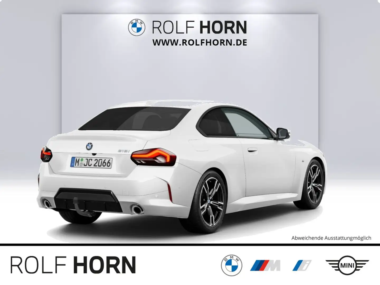 BMW 218 i Coupe M Sportpaket AHK HiFi Alcantara PDC Weiß - 2