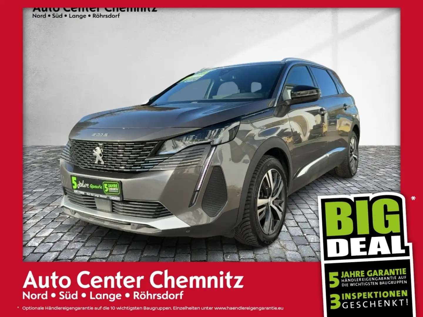 Peugeot 5008 1.2 PureTech 130 Allure Pack LED/Navi/KAM Grau - 1